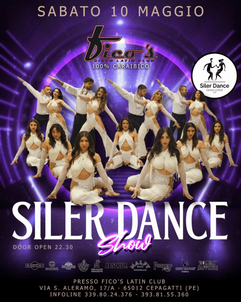 evento ficos siler dance show serate latine pescara