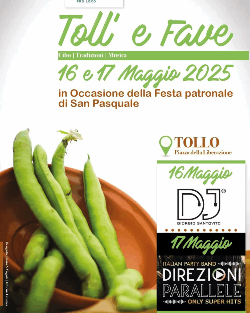 evento toll e fave tollo chieti manifestazioni e sagre chieti