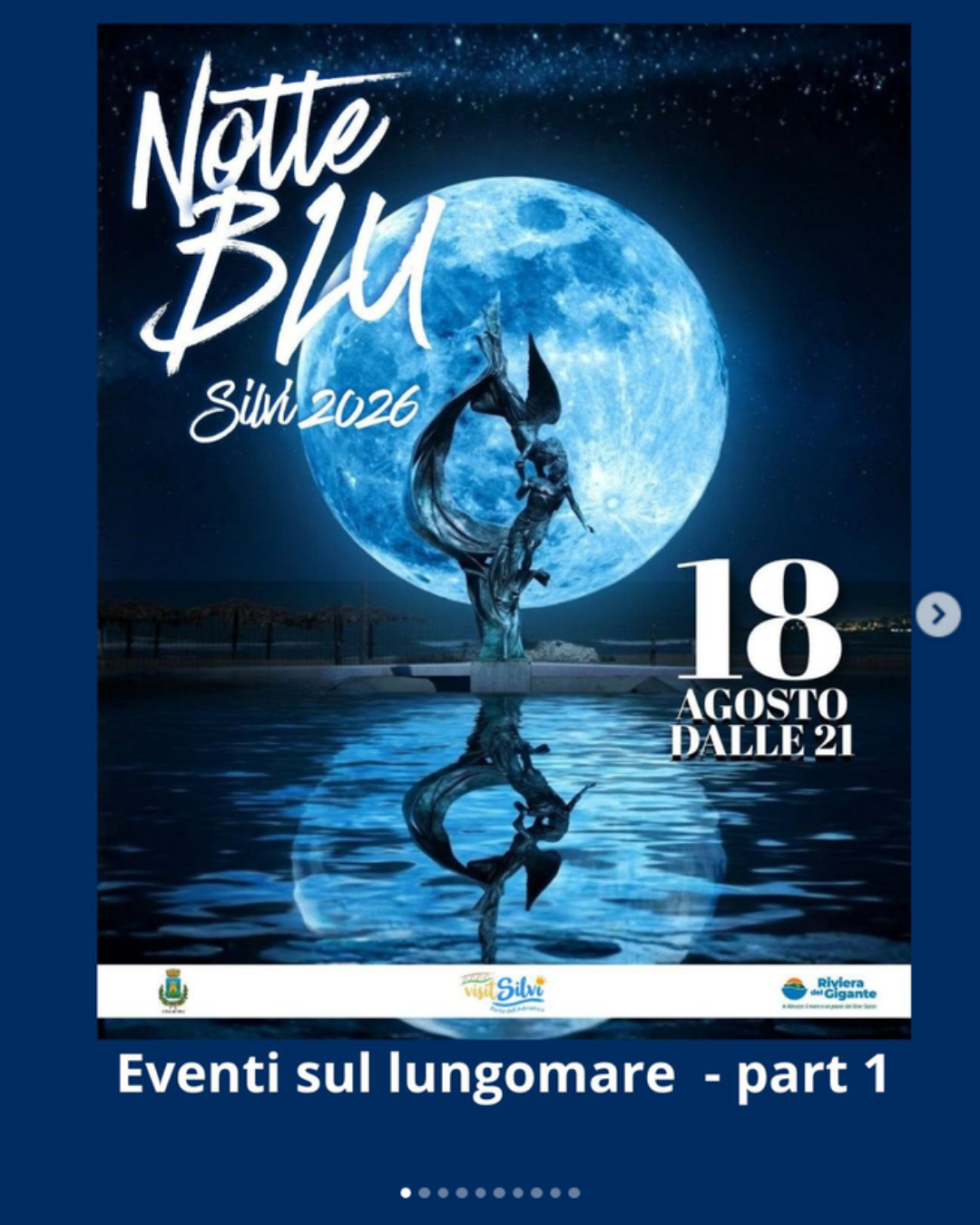 evento notte blu a silvi marina silvi eventi domani