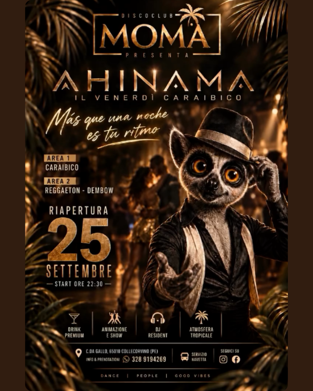 evento collecorvino disco momà venerdì caraibico ahinama collecorvino serate latino venerdì