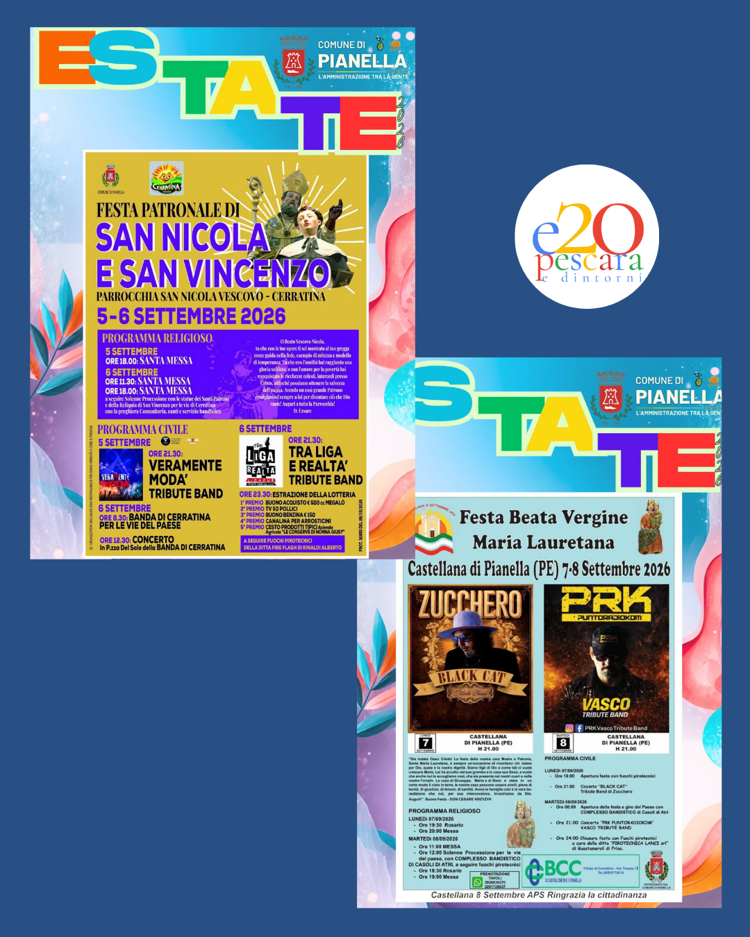 evento feste a pianella 2026 programmi feste cerratina e castellana pianella feste patronali 2026