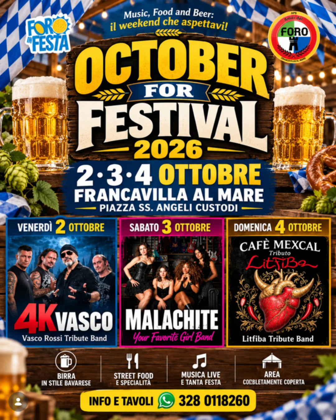 evento francavilla oktoberfest a francavilla serate sabato
