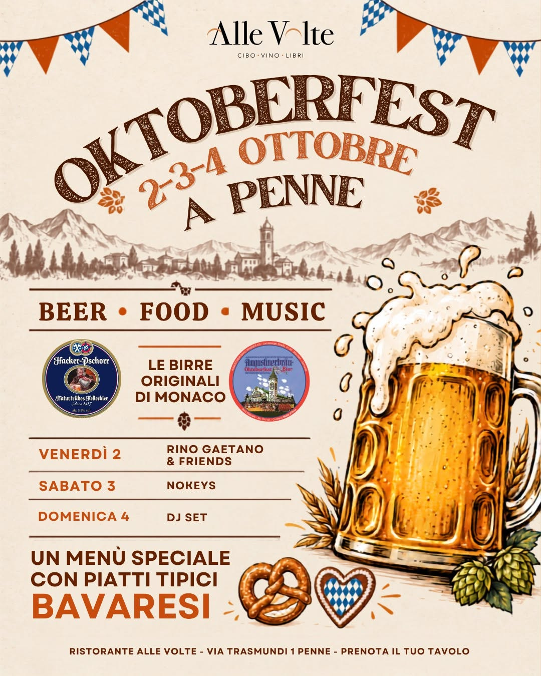 evento penne ristorante alle volte oktoberfest a penne serate oktoberfest