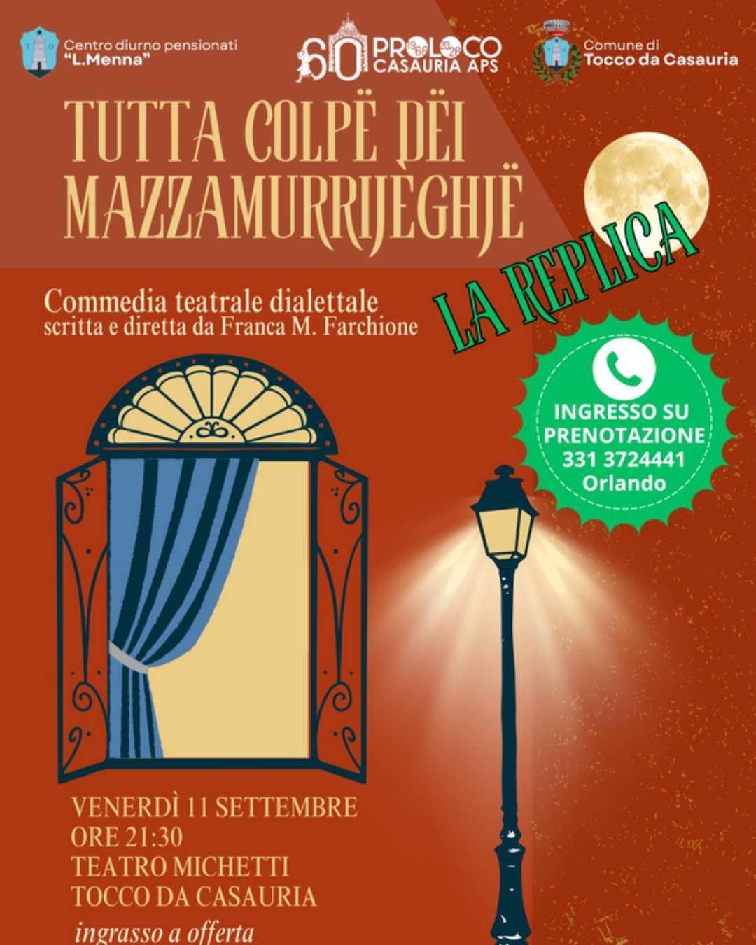 evento tocco da casauria spettacolo teatro a tocco eventi teatrali venerdì