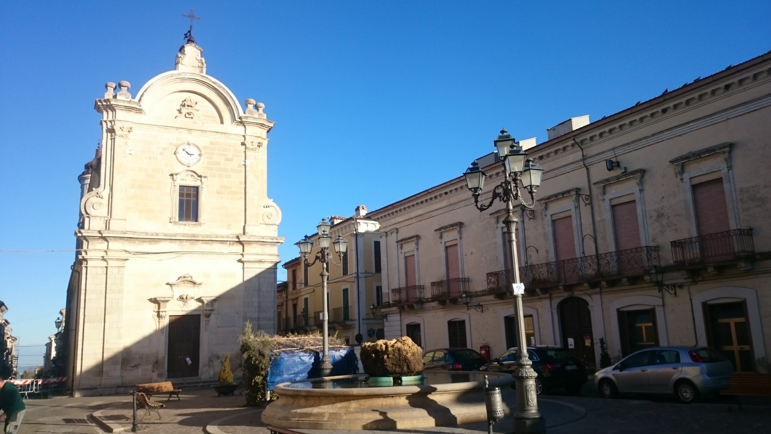 Chiesa di San Giovanni Battista a Catignano, fotografia del borgo sede di Novello al Castello, non della festa