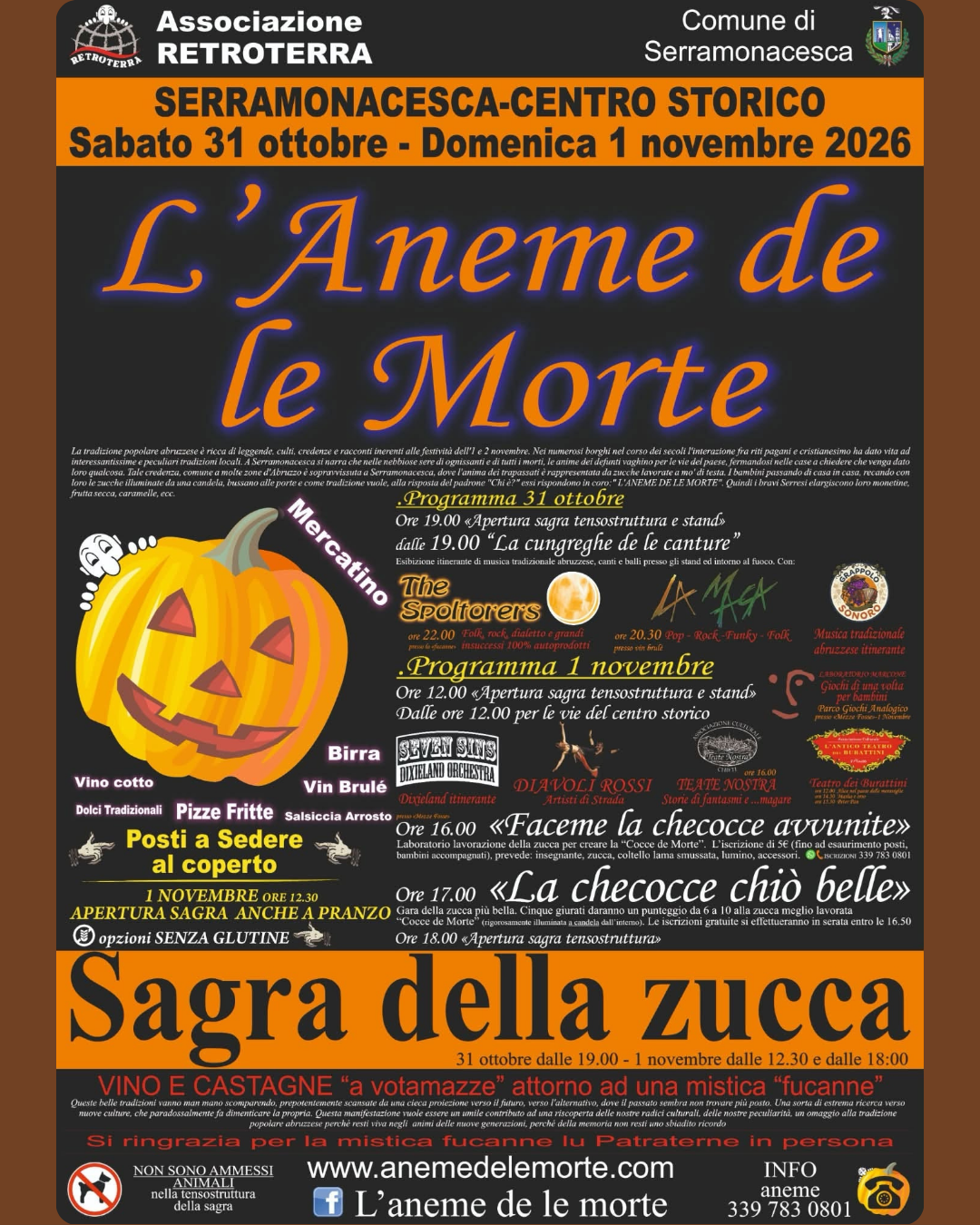evento serramonacesca l'aneme de le morte 2026 serramonacesca eventi halloween